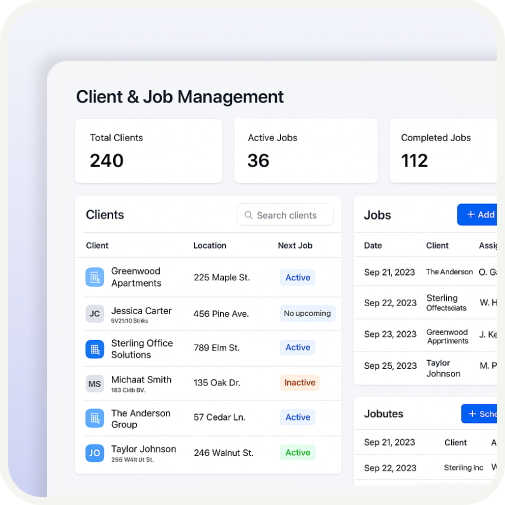 Client & Job Management